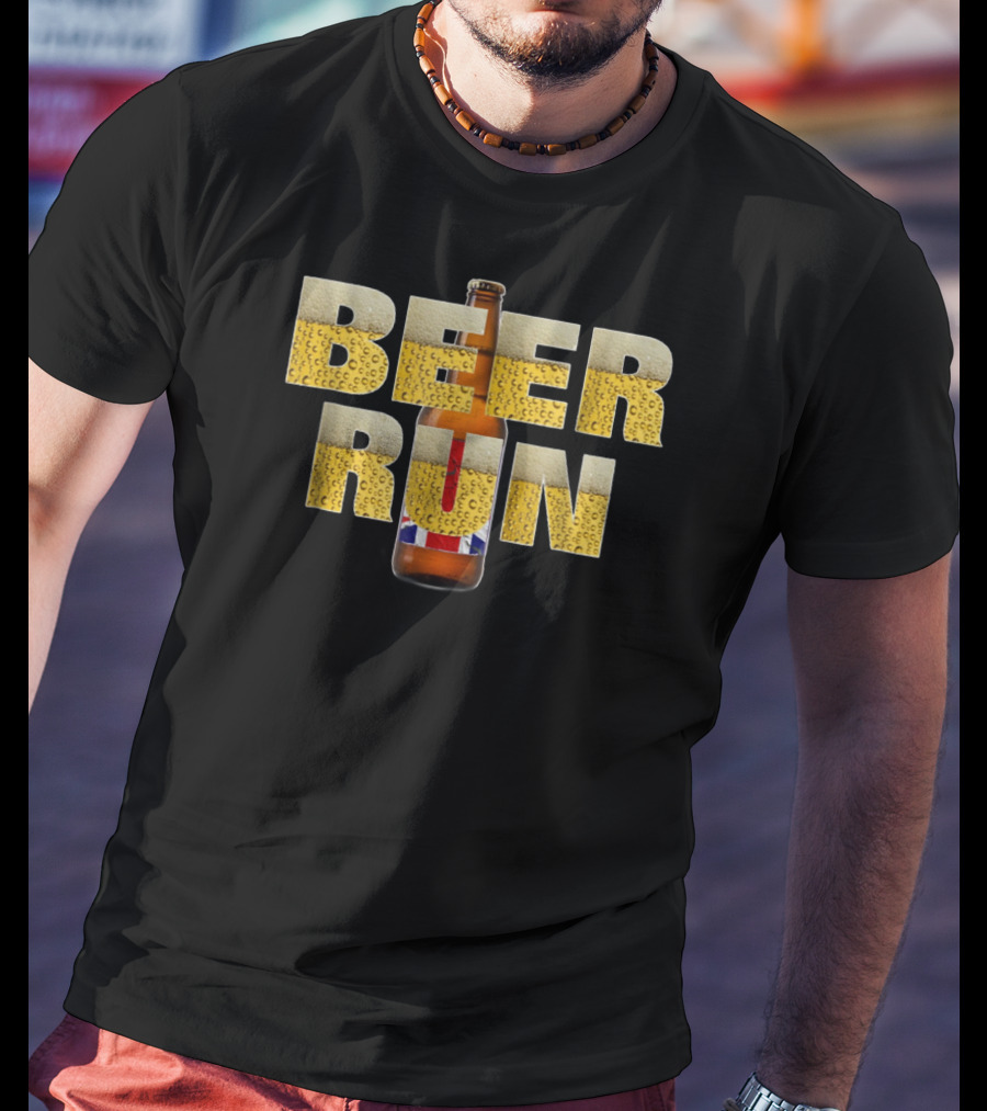 Beer Run 5K Race Marathon Beer Run T-Shirt
