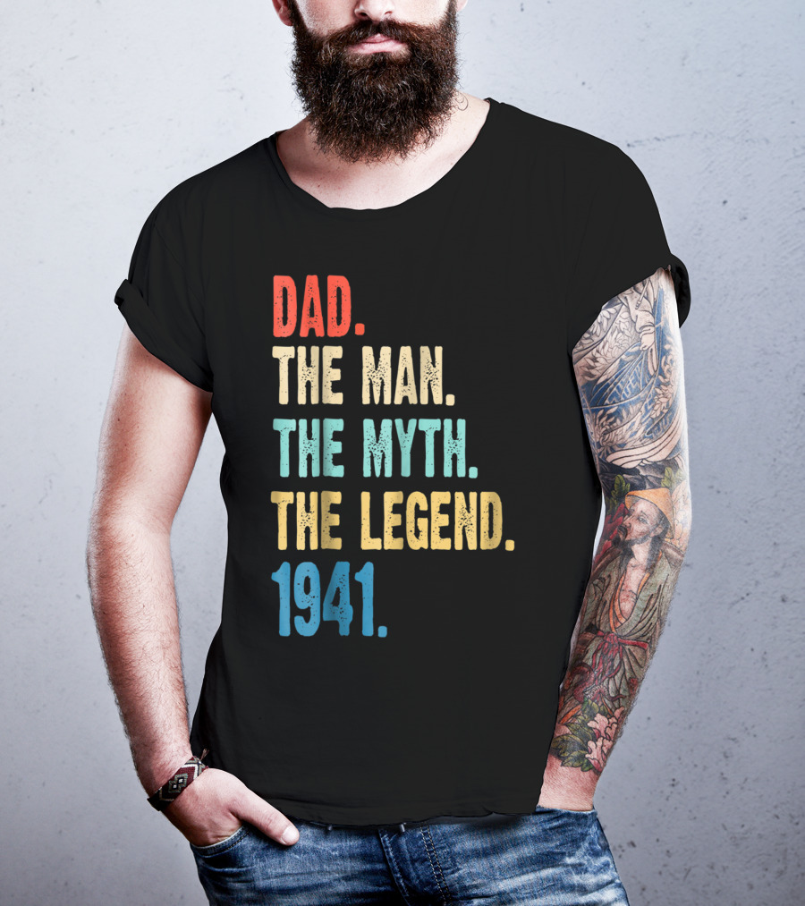 Dad The Man The Myth The Legend 1941 T-Shirt