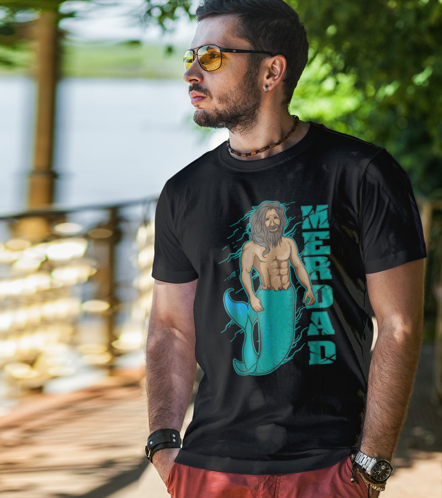 Cute King Merdad For The Best Dad On Earth T-Shirt