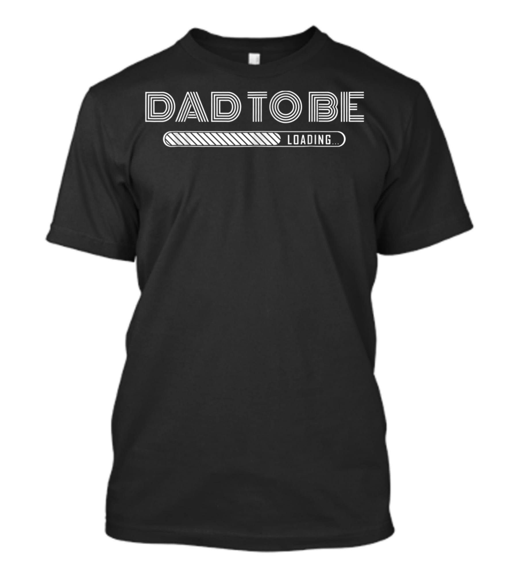 Dad To Be Loading Pregnancy Announcement Reveal Exciting Expectant Father Countdown T-Shirt