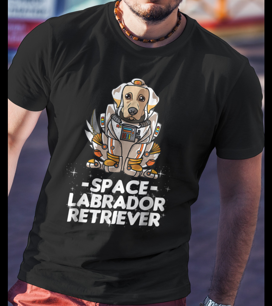 Space Labrador Retriever Astronaut Suit Dog36 T-Shirt