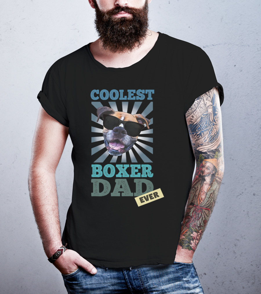 Coolest Boxer Dad Ever T-Shirt