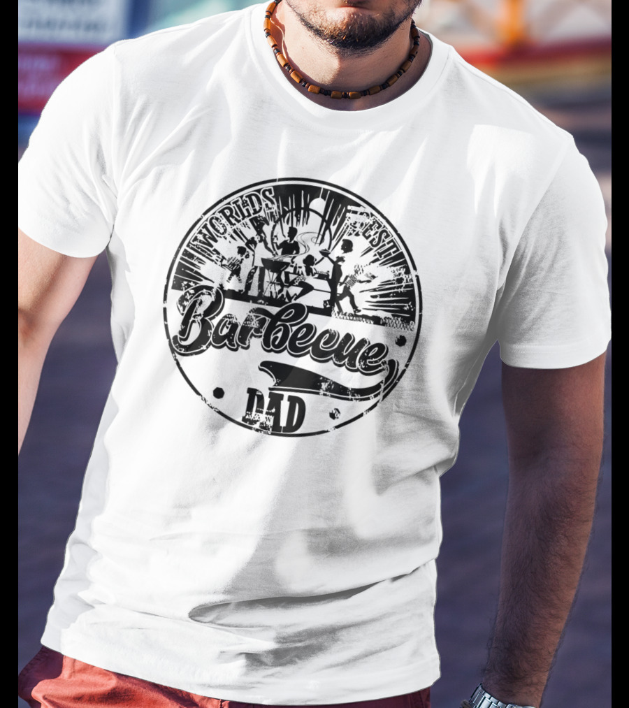 World's Greatest Barbecue Dad Grill Dad93 T-Shirt