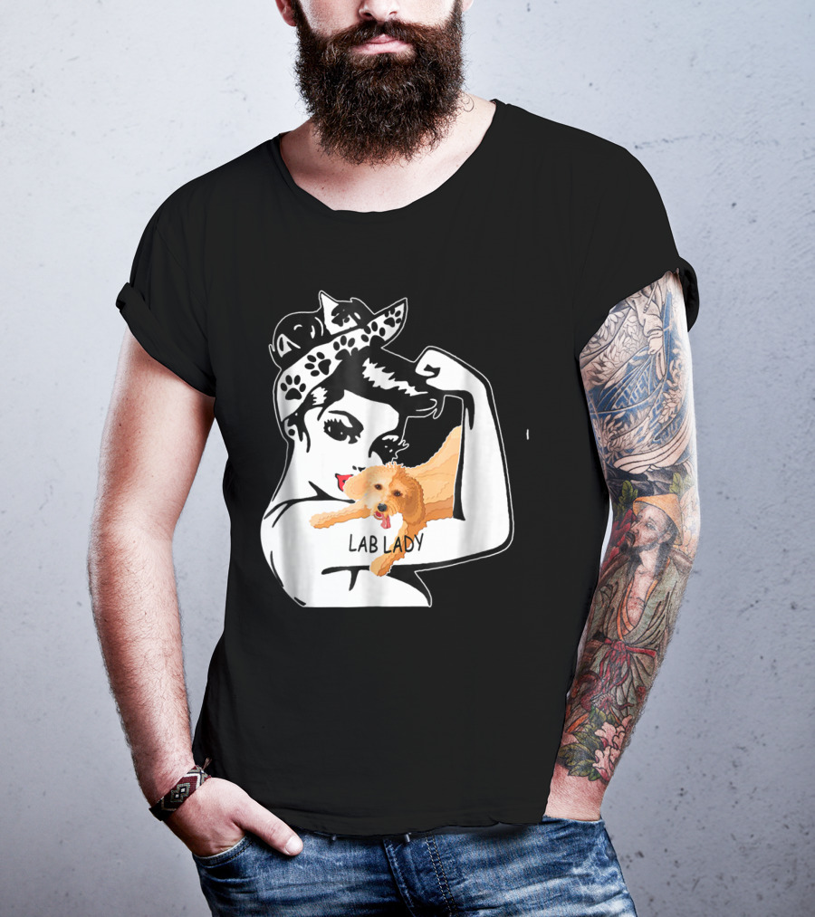 Labrador Retriever Lady Funny Mom Birthday Lab Lady T-Shirt