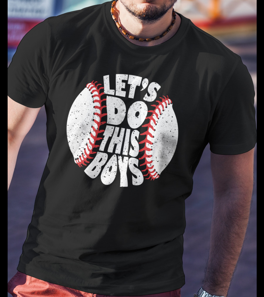 Let's Do This Boys Baseball Spirit T-Shirt