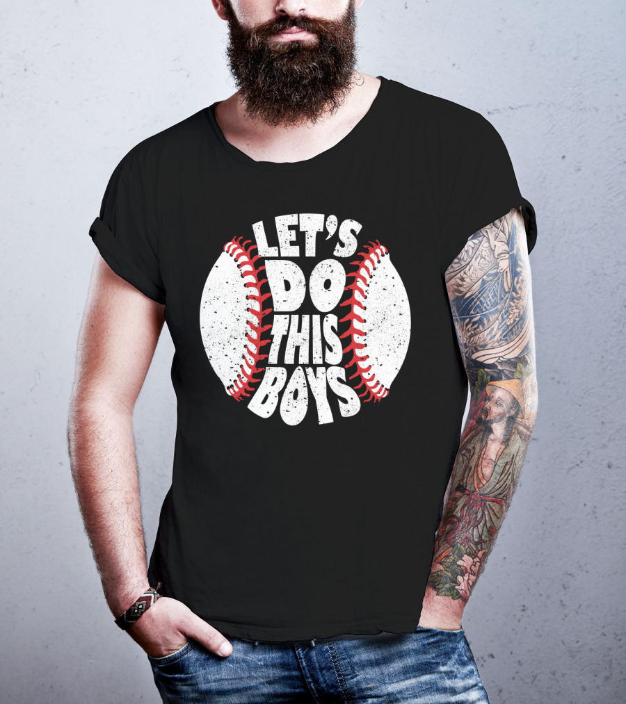 Let's Do This Boys Baseball Spirit T-Shirt