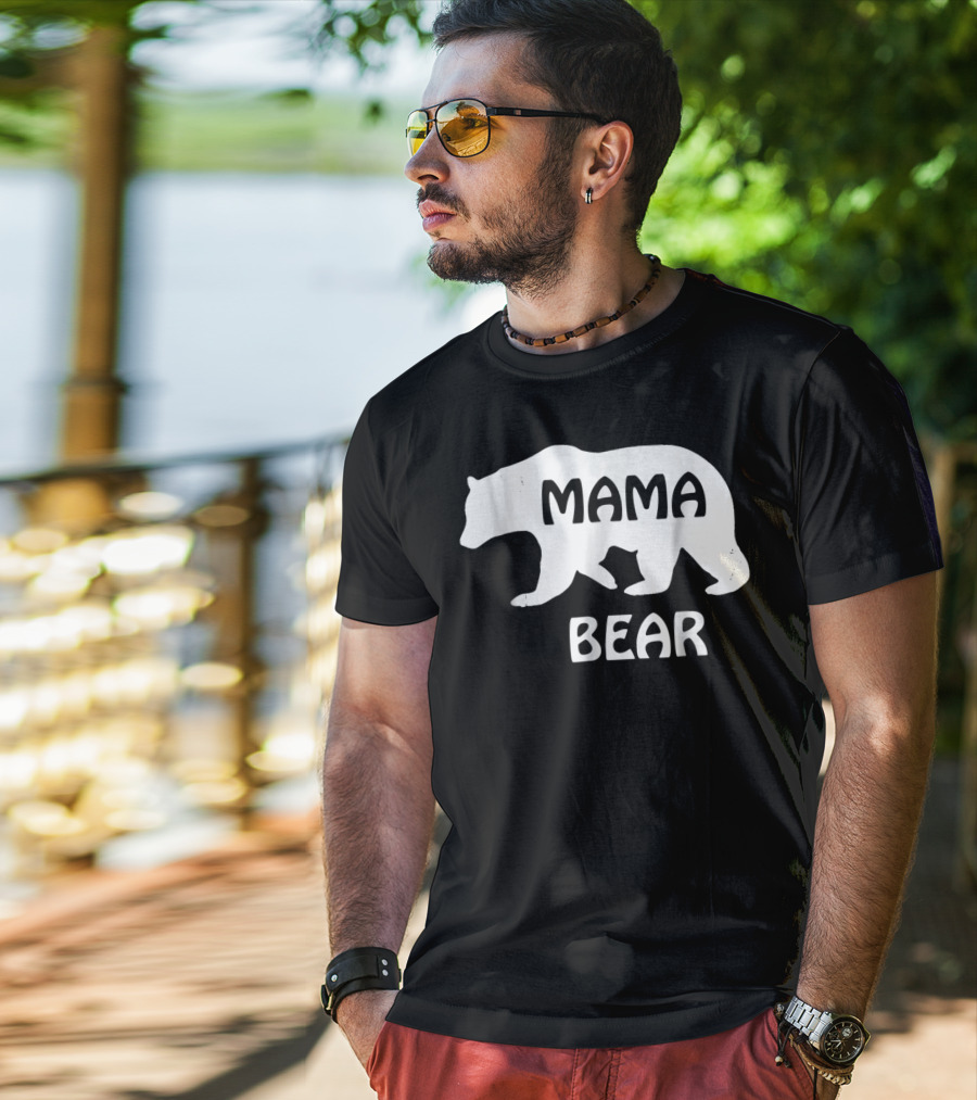 Mama Bear Ideas Cute Women Bear T-Shirt