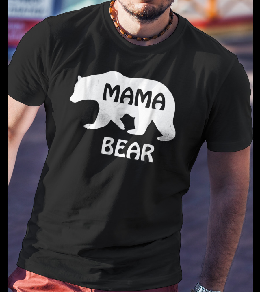 Mama Bear Ideas Cute Women Bear T-Shirt