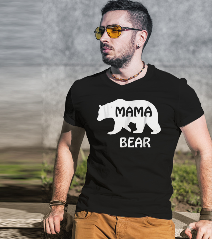 Mama Bear Ideas Cute Women Bear T-Shirt