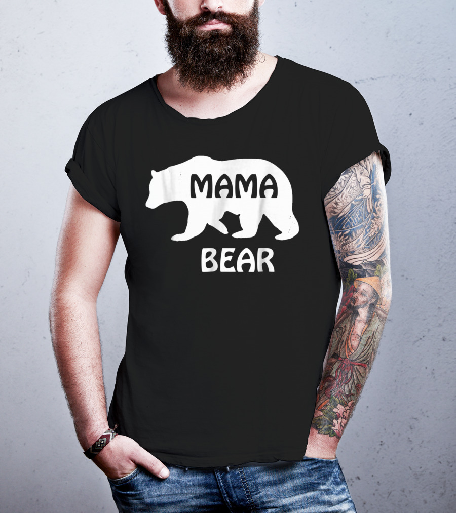 Mama Bear Ideas Cute Women Bear T-Shirt