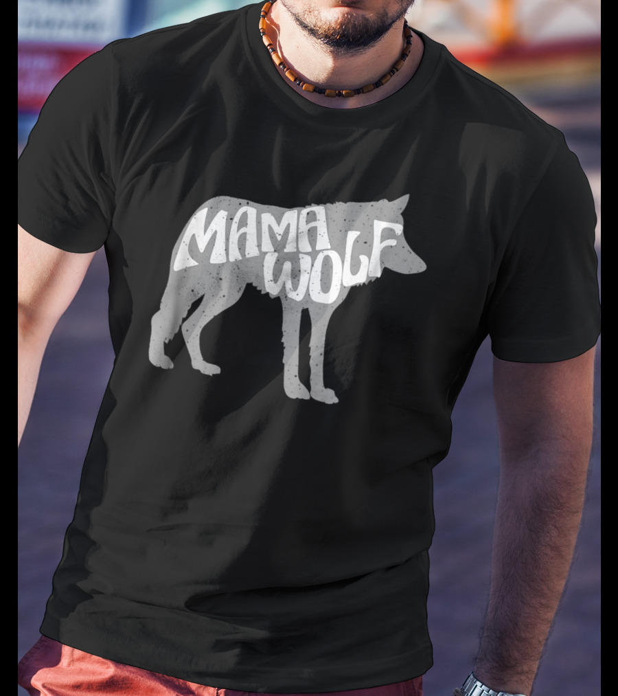 Mama Wolf Wolf T-Shirt