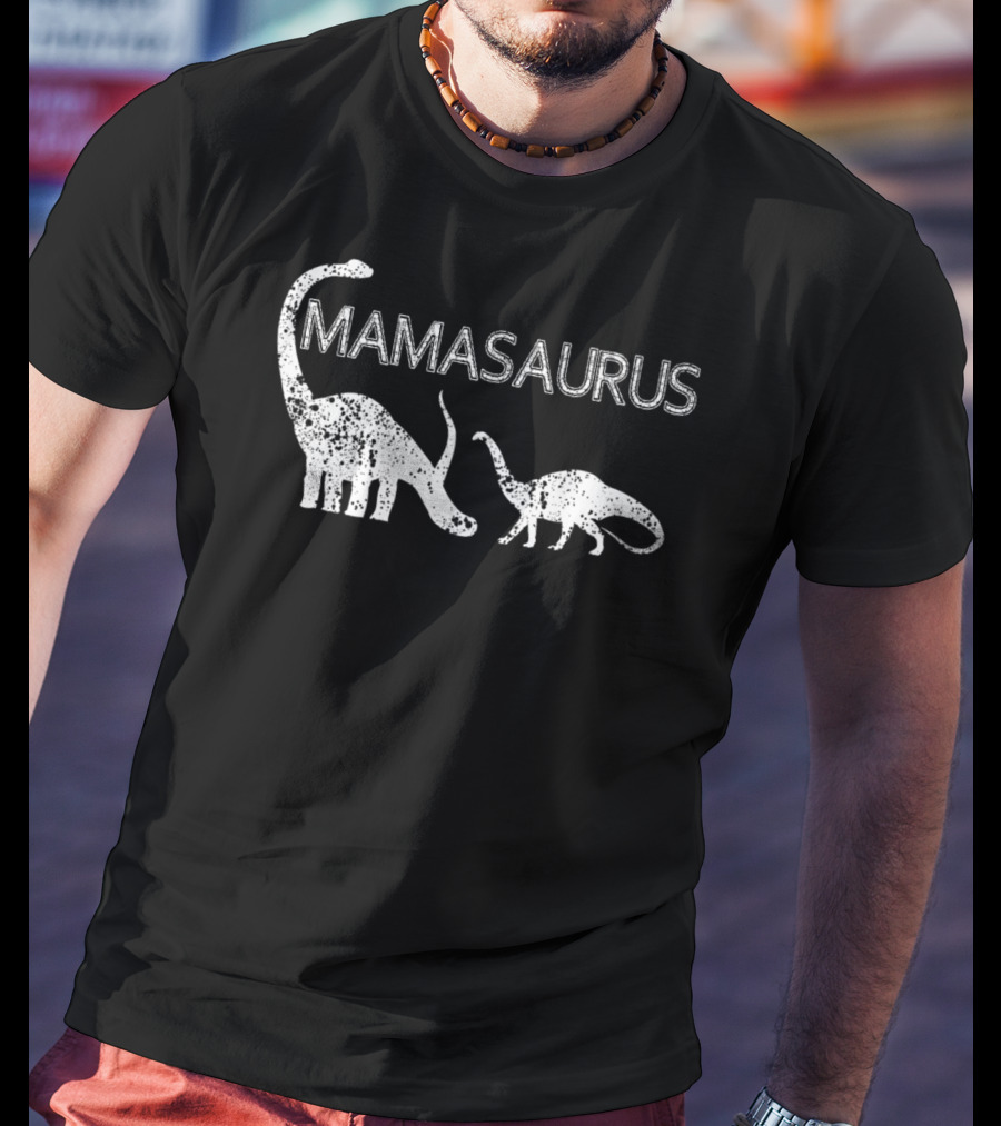 Mamasaurus Cute Sweet Mom Family Dino T-Shirt