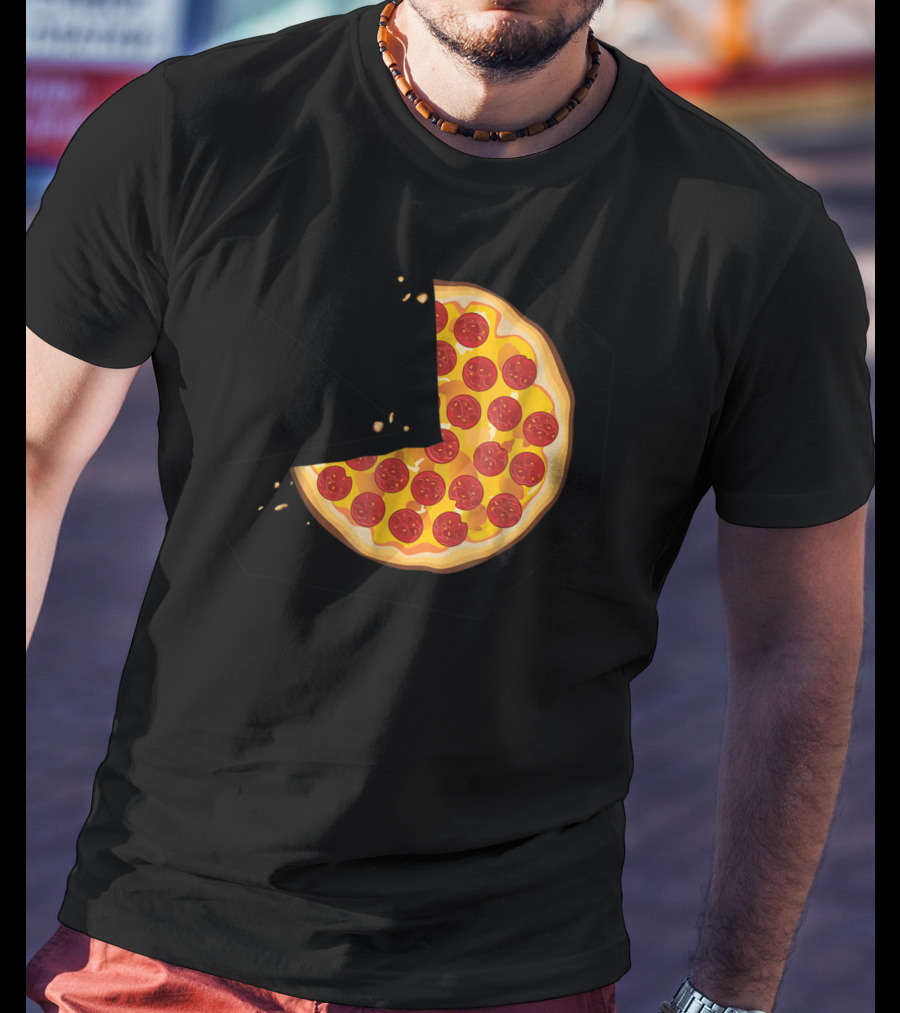 Matching Pizza Slice With 2 Kids Babies Twins Funny81 T-Shirt