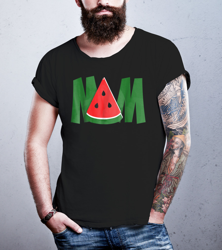 MOM Watermelon Slice Fun T-Shirt