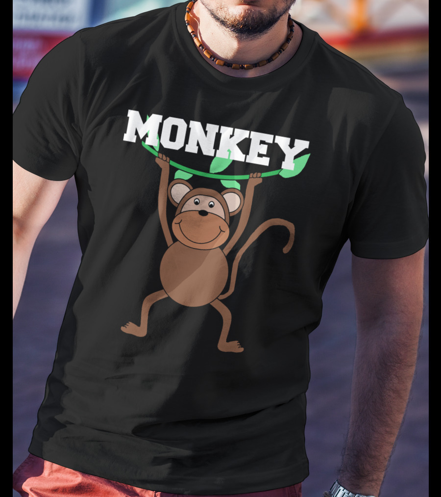 Monkey Circus Birthday Matching For Mom Son Daughter T-Shirt