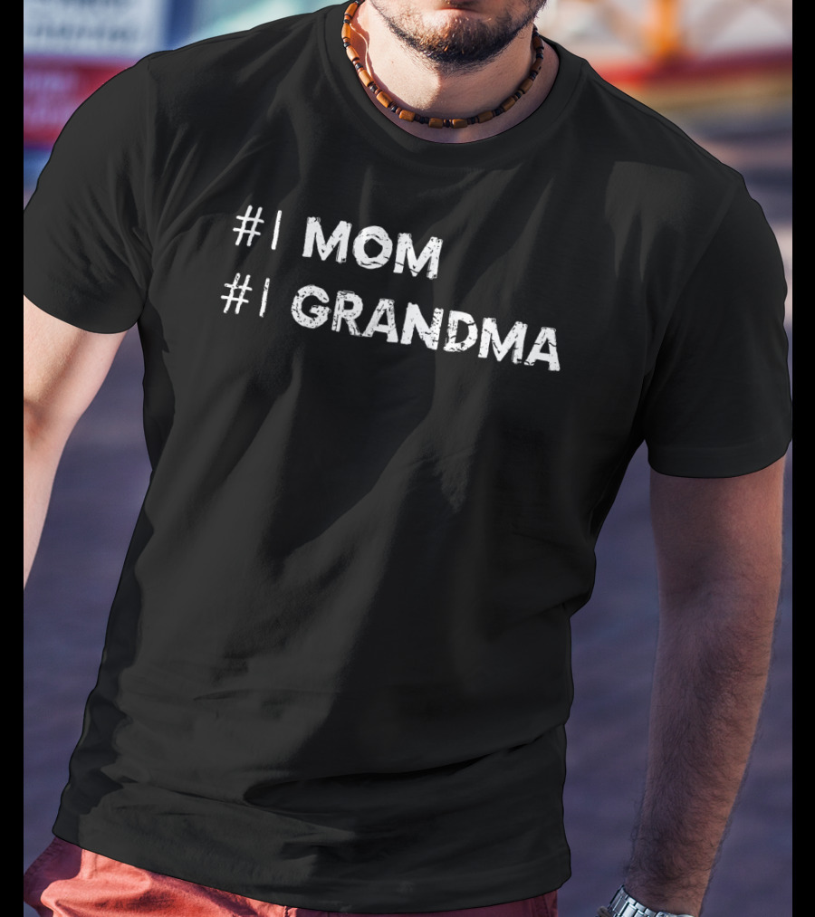 1 Mom #1 Grandma Mothers Day Ideas17 T-Shirt