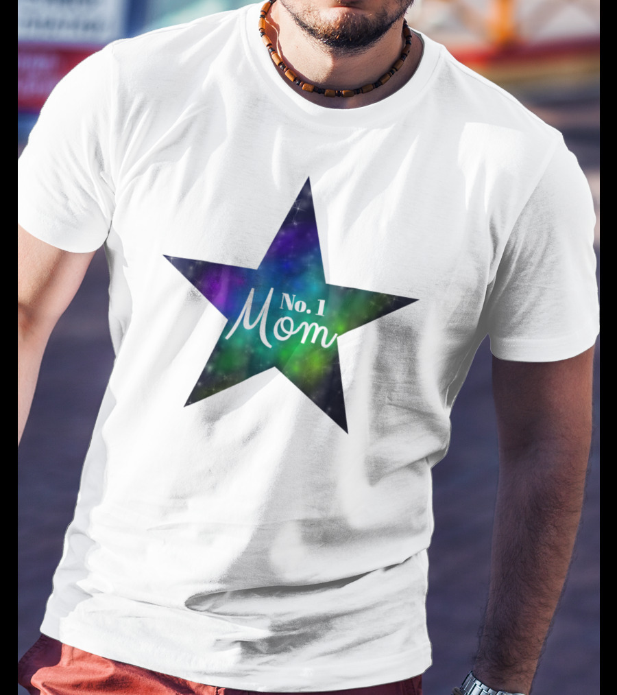 No. 1 Mom Star Galaxy Best Mom In The World T-Shirt