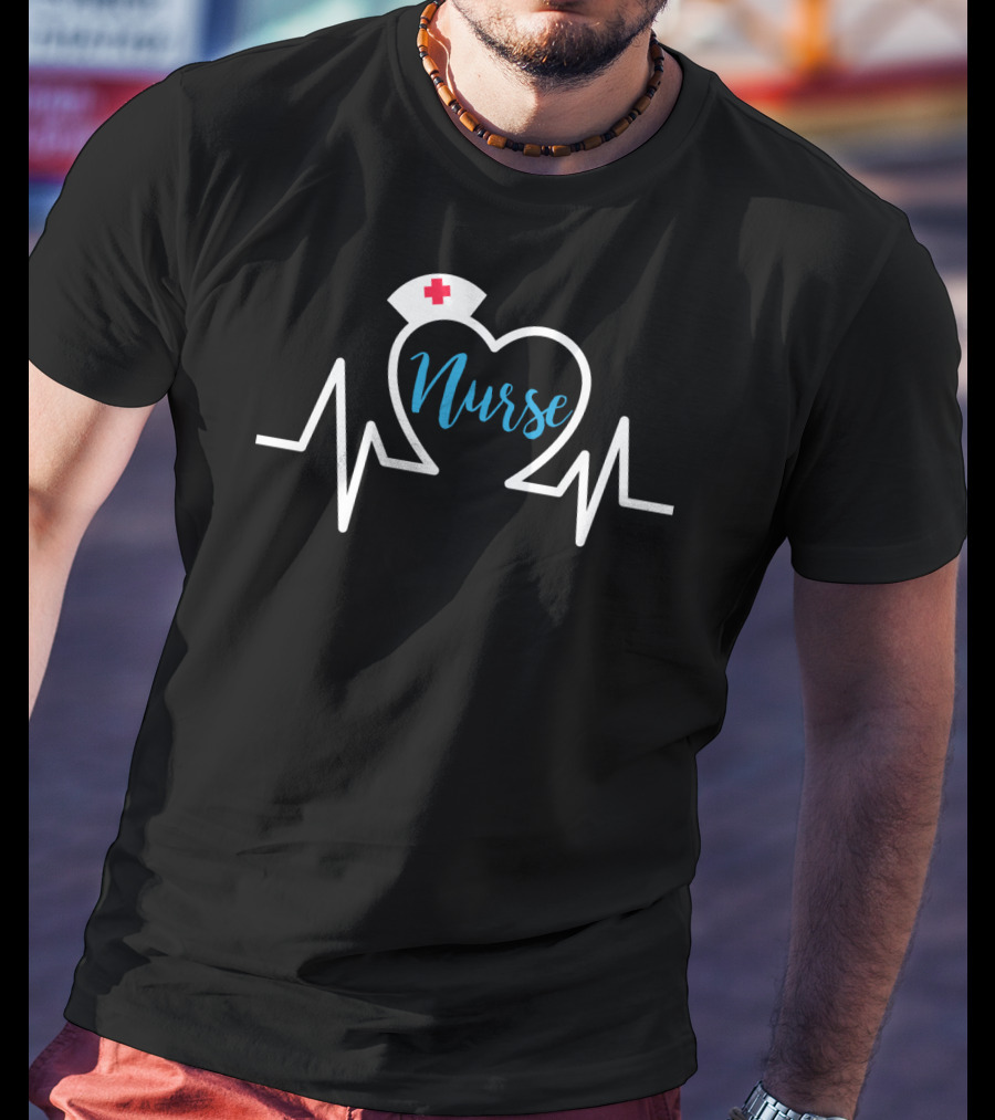 Nurse Heartbeat Appreciation Week Wife T-Shirt