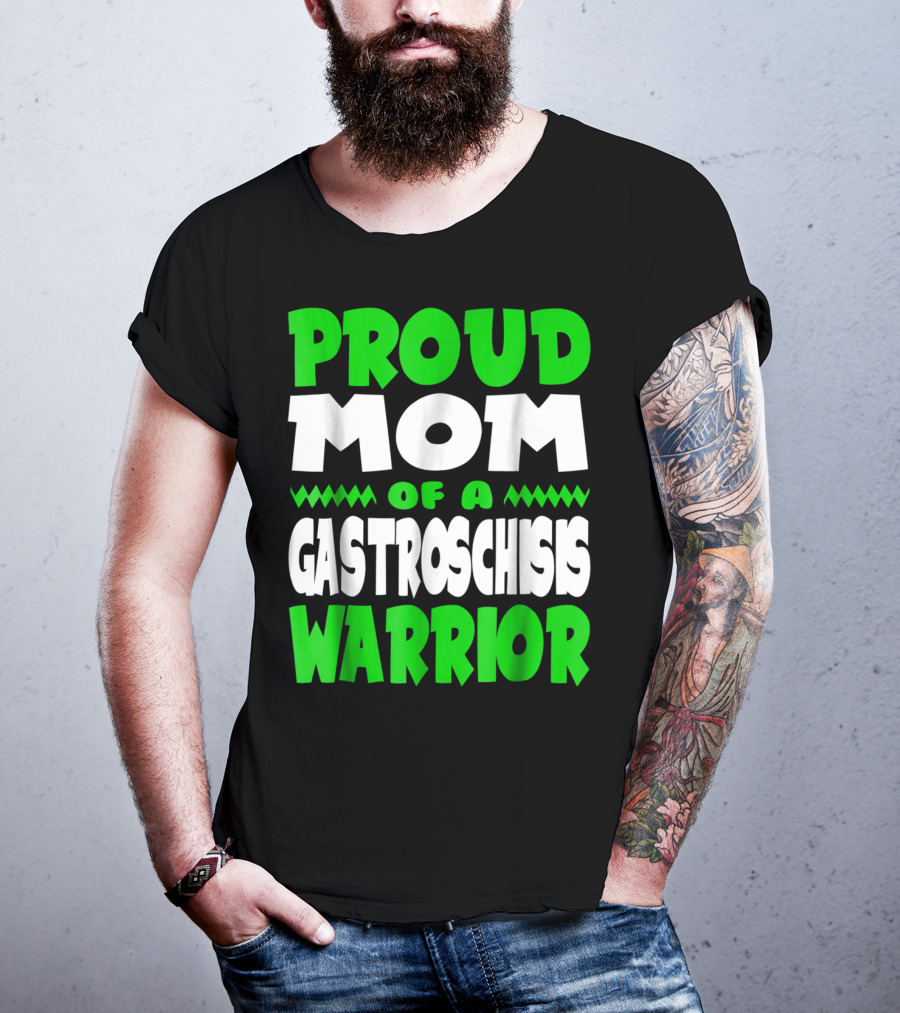Proud Mom Of A Gastroschisis Warrior Awareness T-Shirt