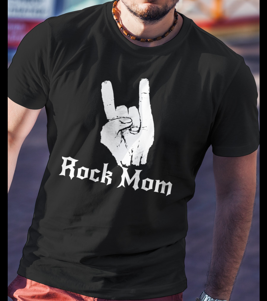 Rock Mom Hand Horns Rock N Roll T-Shirt