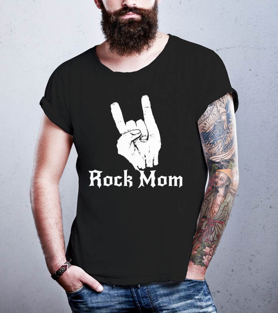 Rock Mom Hand Horns Rock N Roll T-Shirt