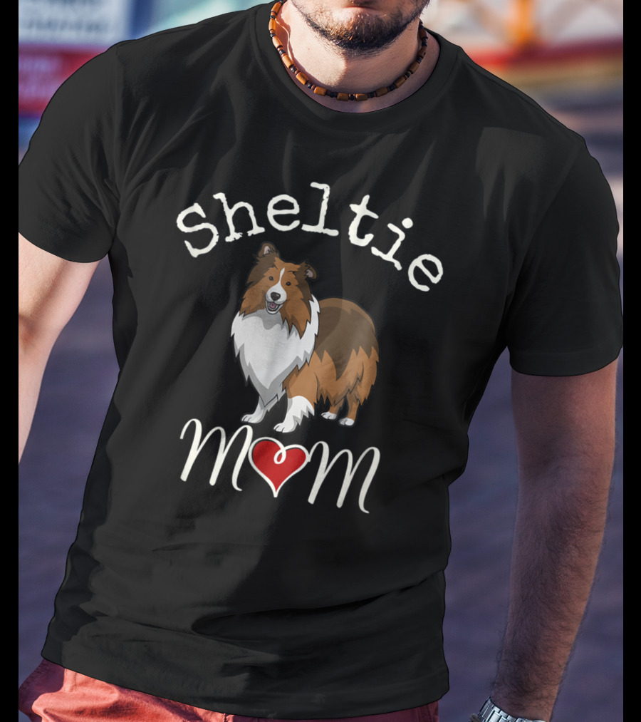 Sheltie Heart Mom 14 T-Shirt