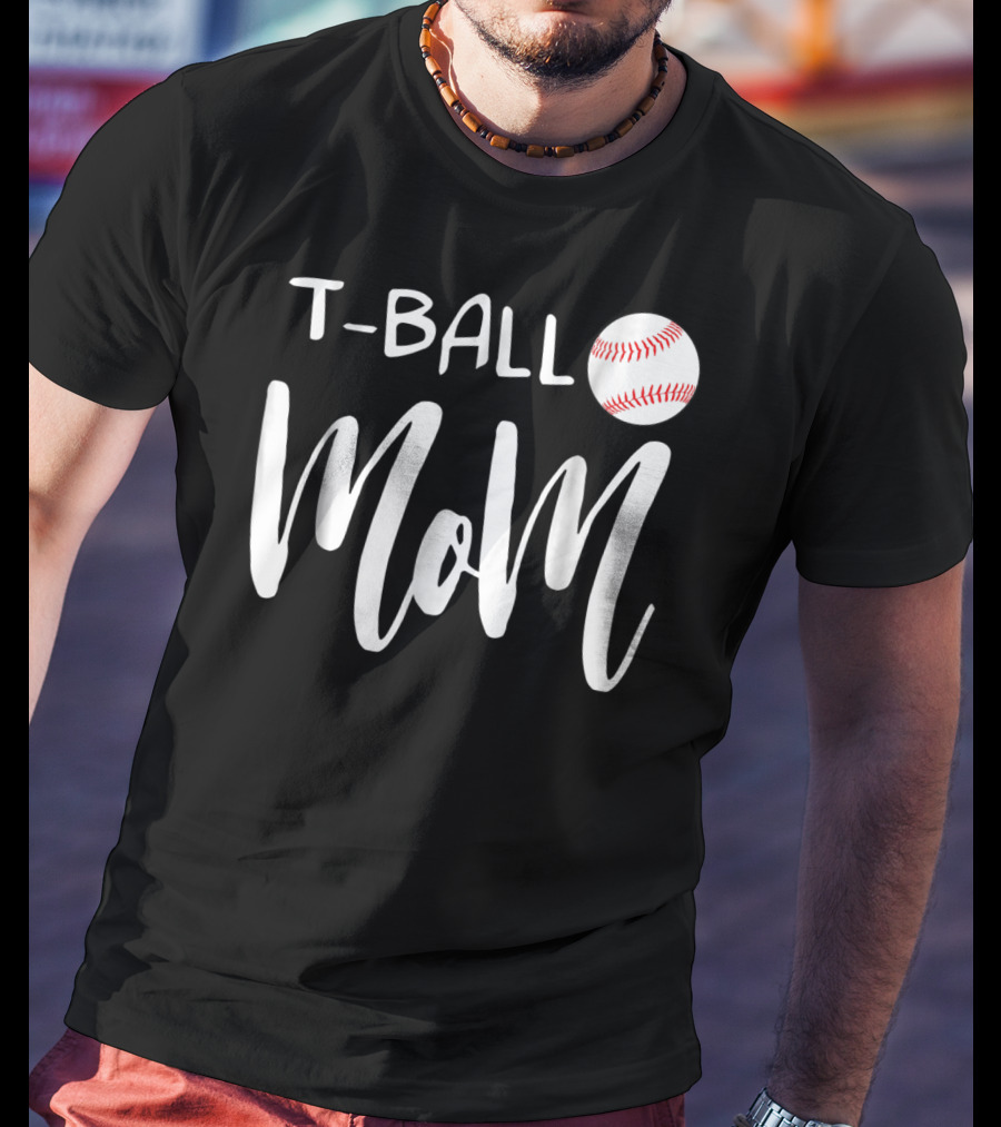 T-Ball Mom Baseball T-Shirt