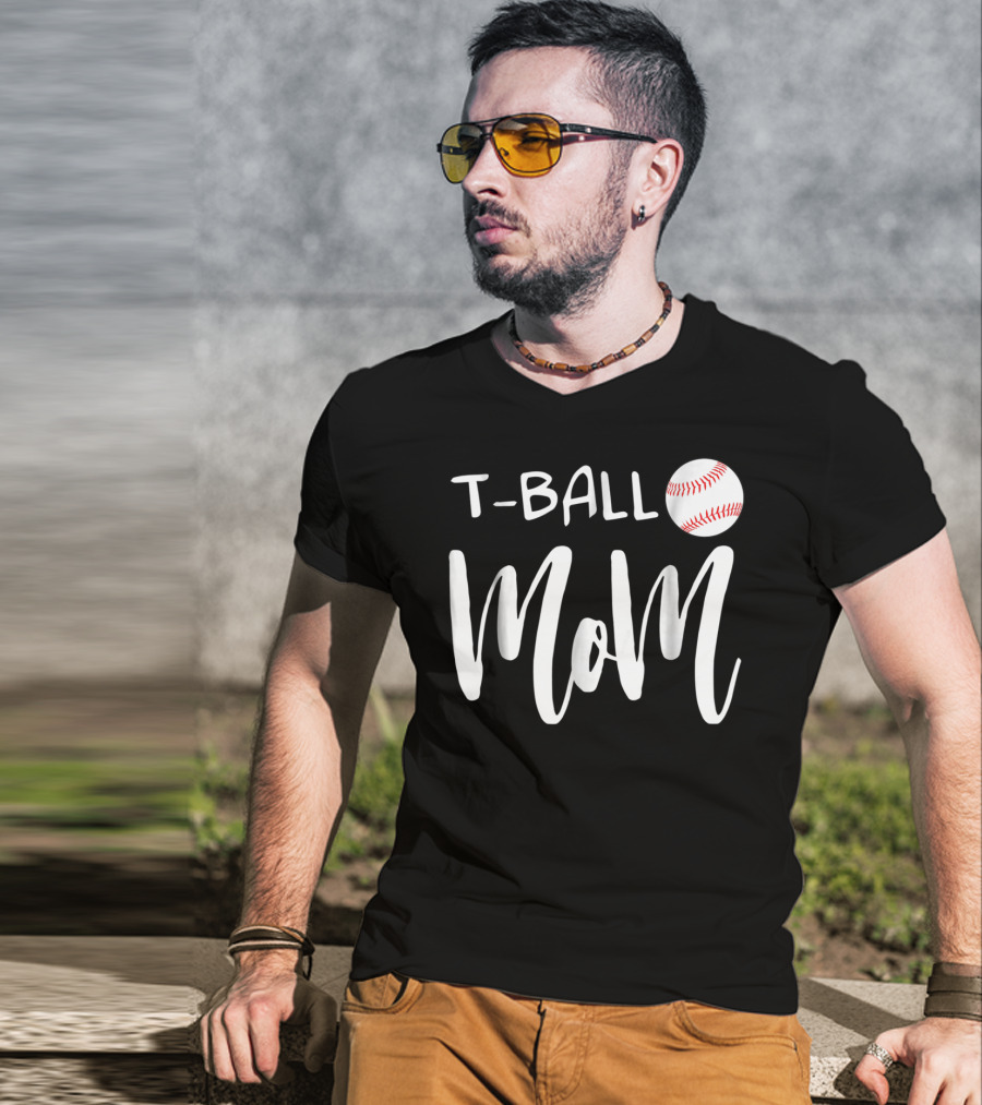 T-Ball Mom Baseball T-Shirt
