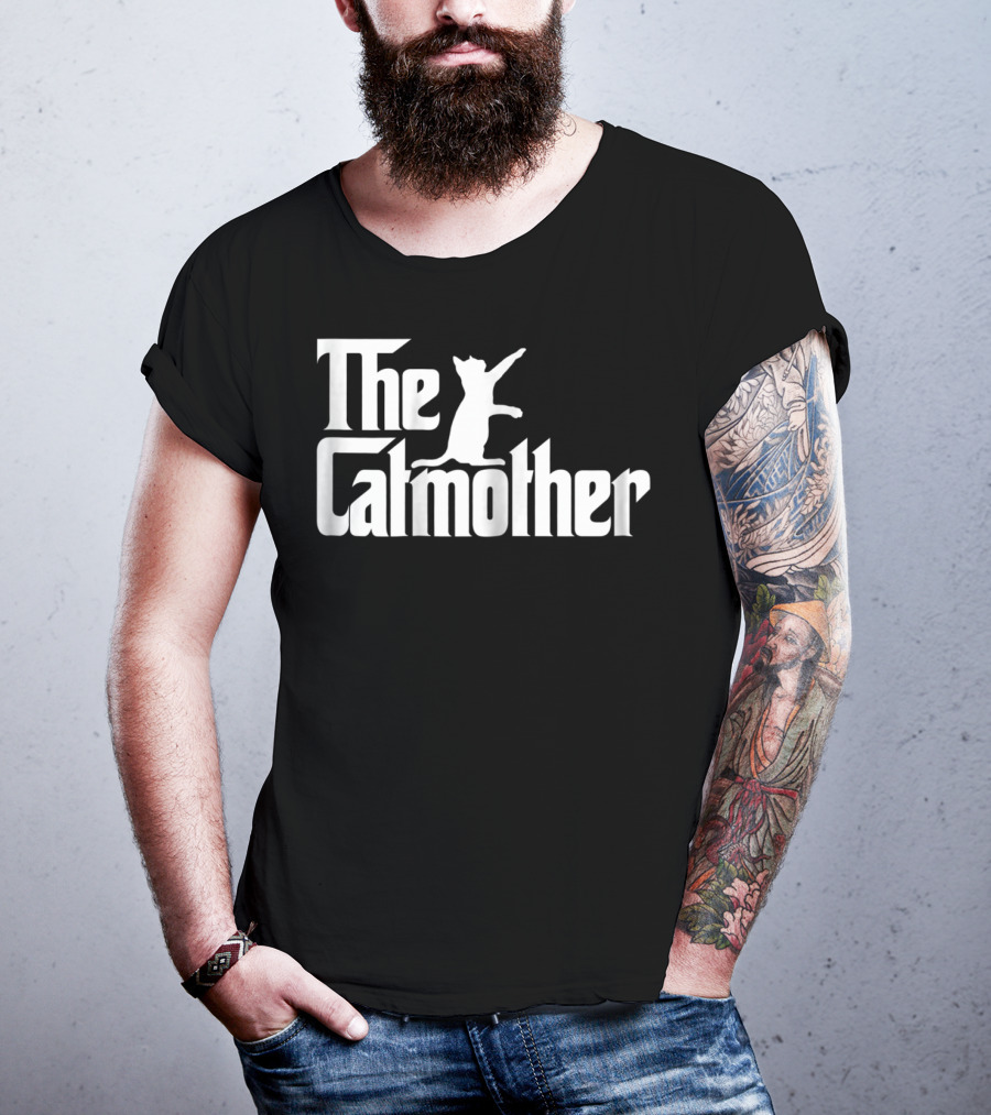 The Catmother Mother Of Cats Funny Cat Mom91 Game Of Thrones Spoof With Cat T-Shirt