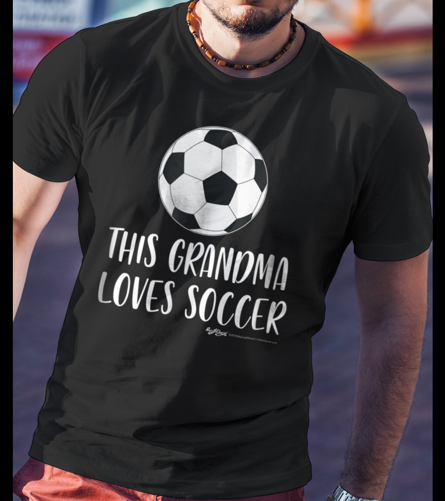 This Grandma Loves Soccer Ball Enthusiast T-Shirt