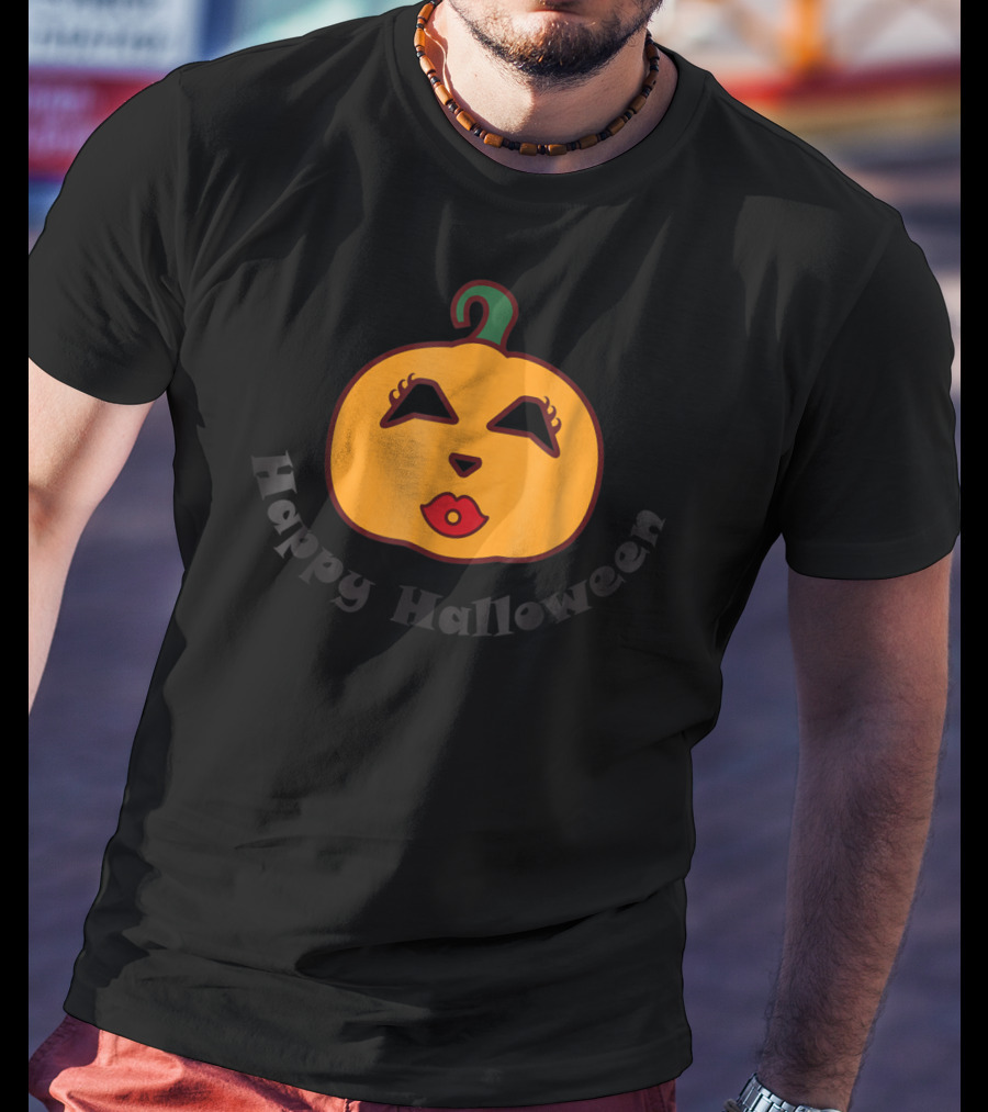 Happy Halloween Pumpkin Face 63 T-Shirt