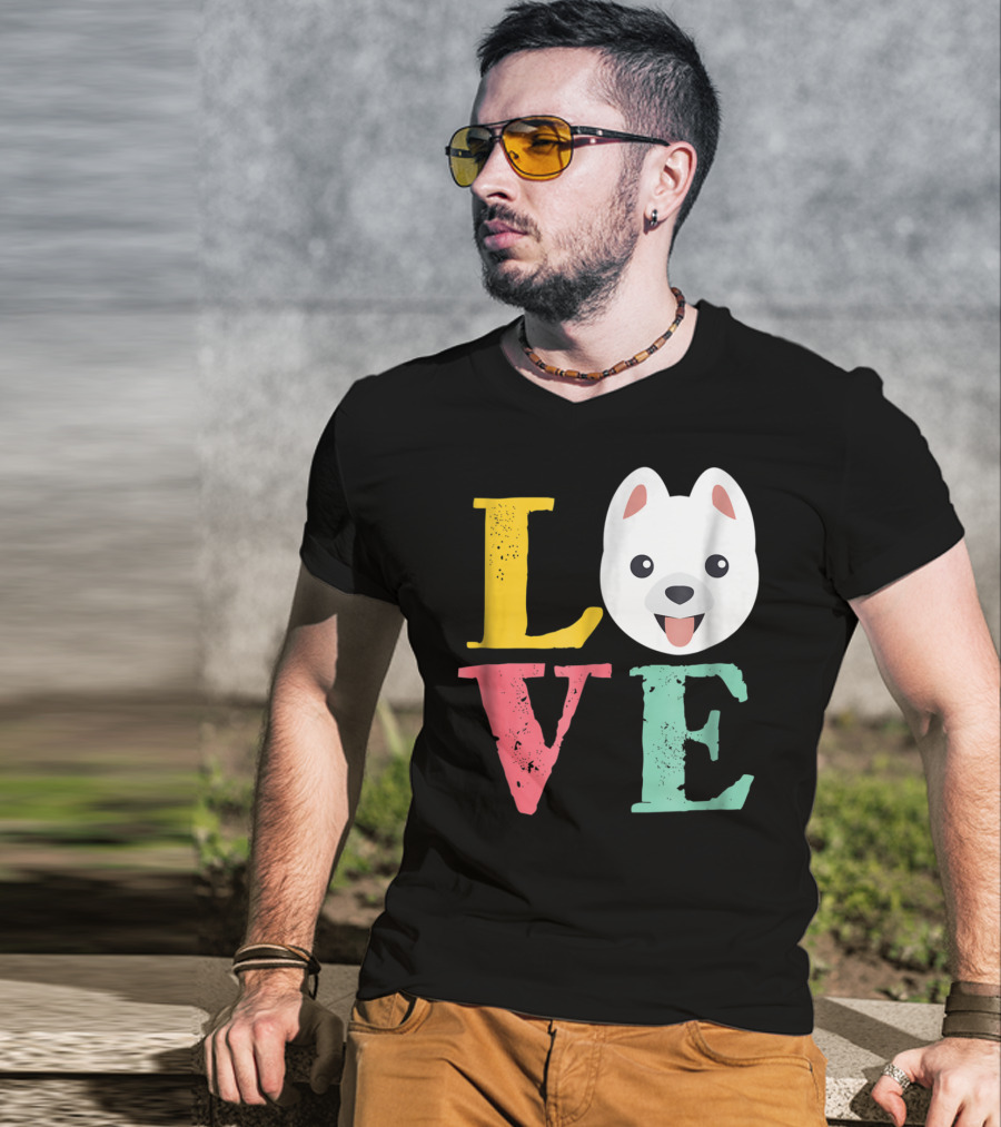 LOVE Pomeranian Dog Pom Owner Puppies Mom And Dad15 T-Shirt