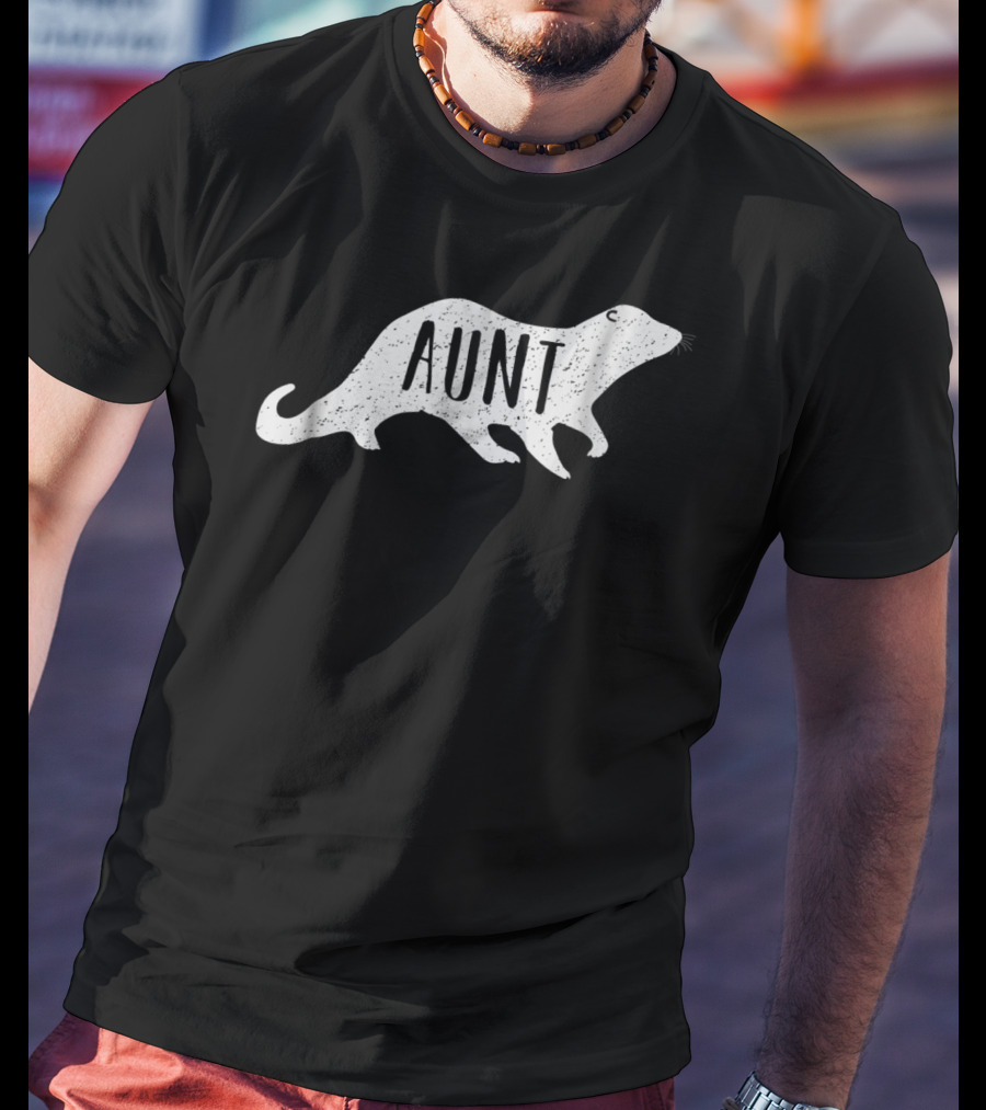 Vintage Otter Aunt T-Shirt