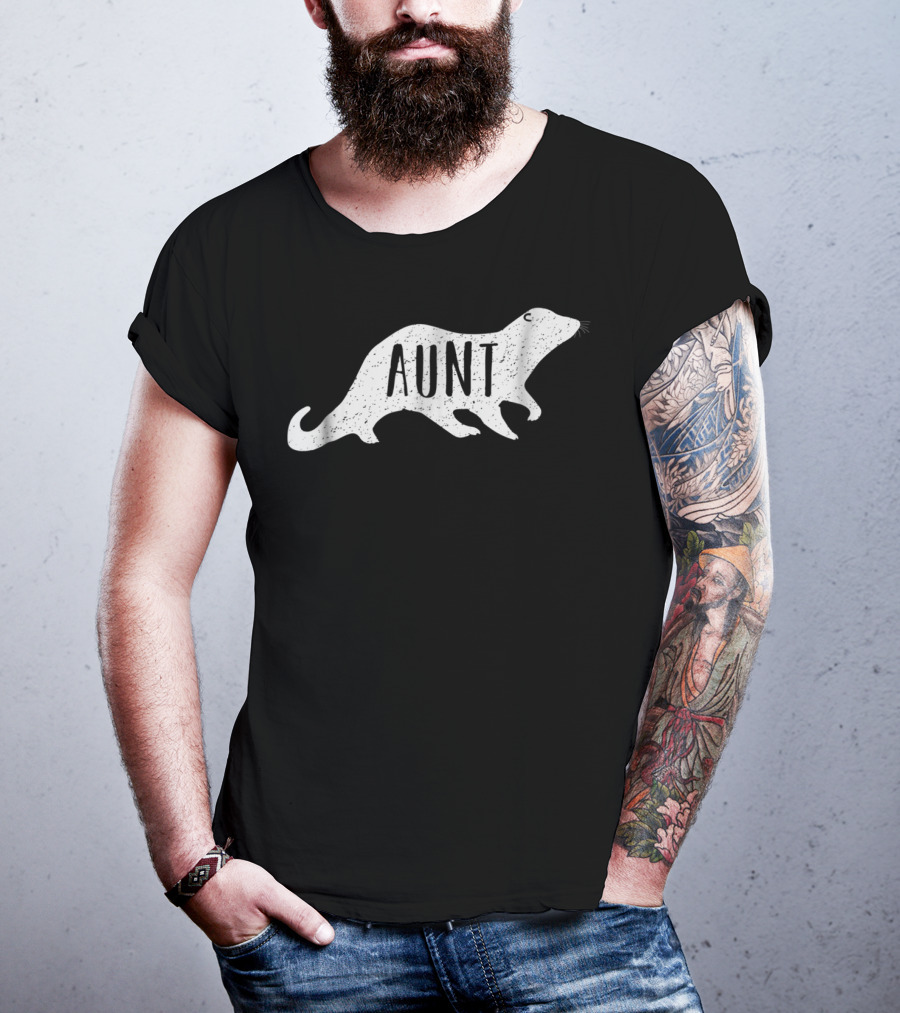 Vintage Otter Aunt T-Shirt