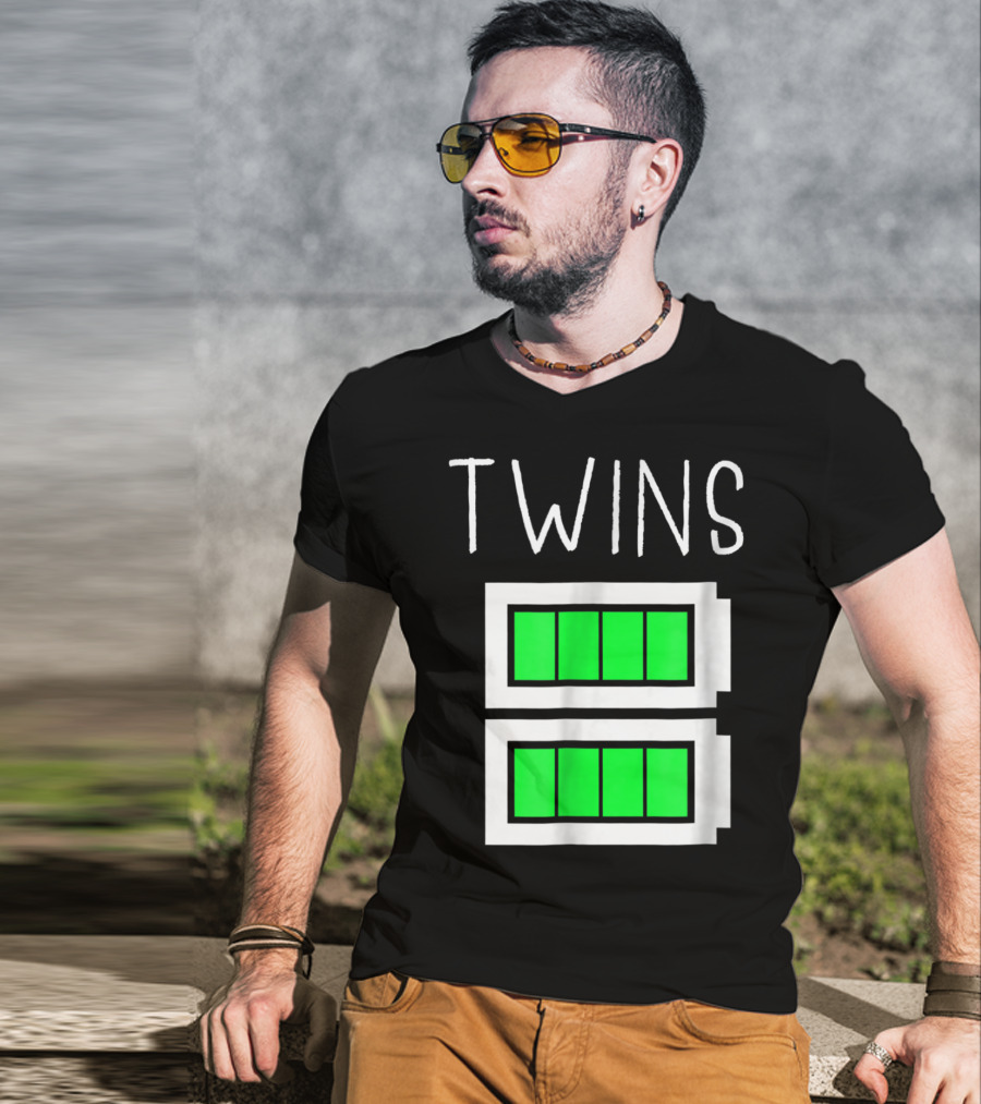 Twins Full Energy Full Batteries T-Shirt