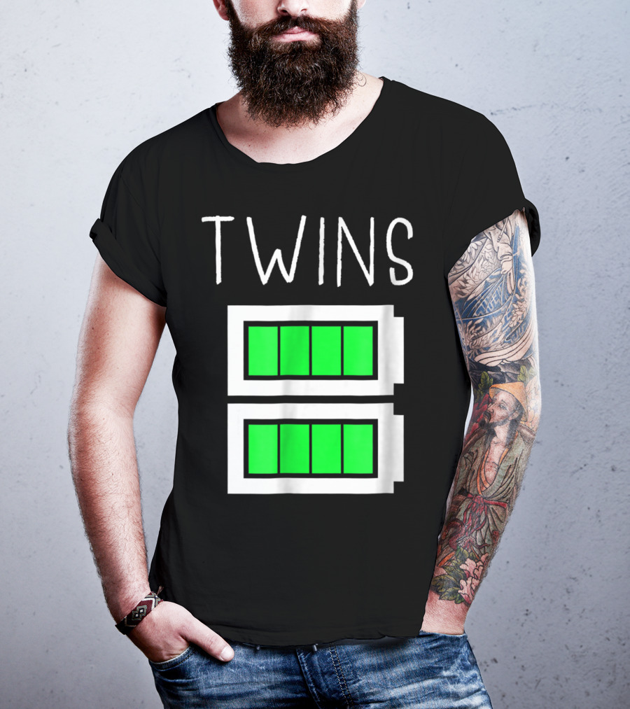 Twins Full Energy Full Batteries T-Shirt