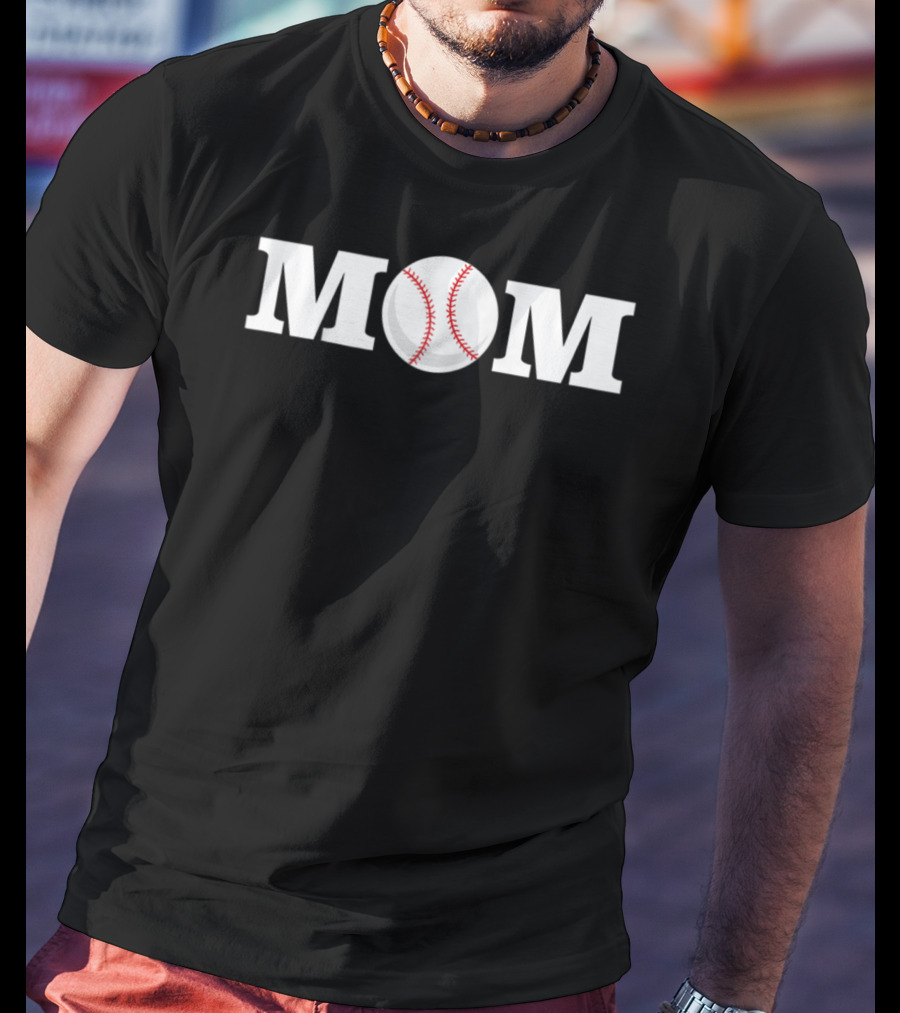 Mom Baseball Softball T-Shirt