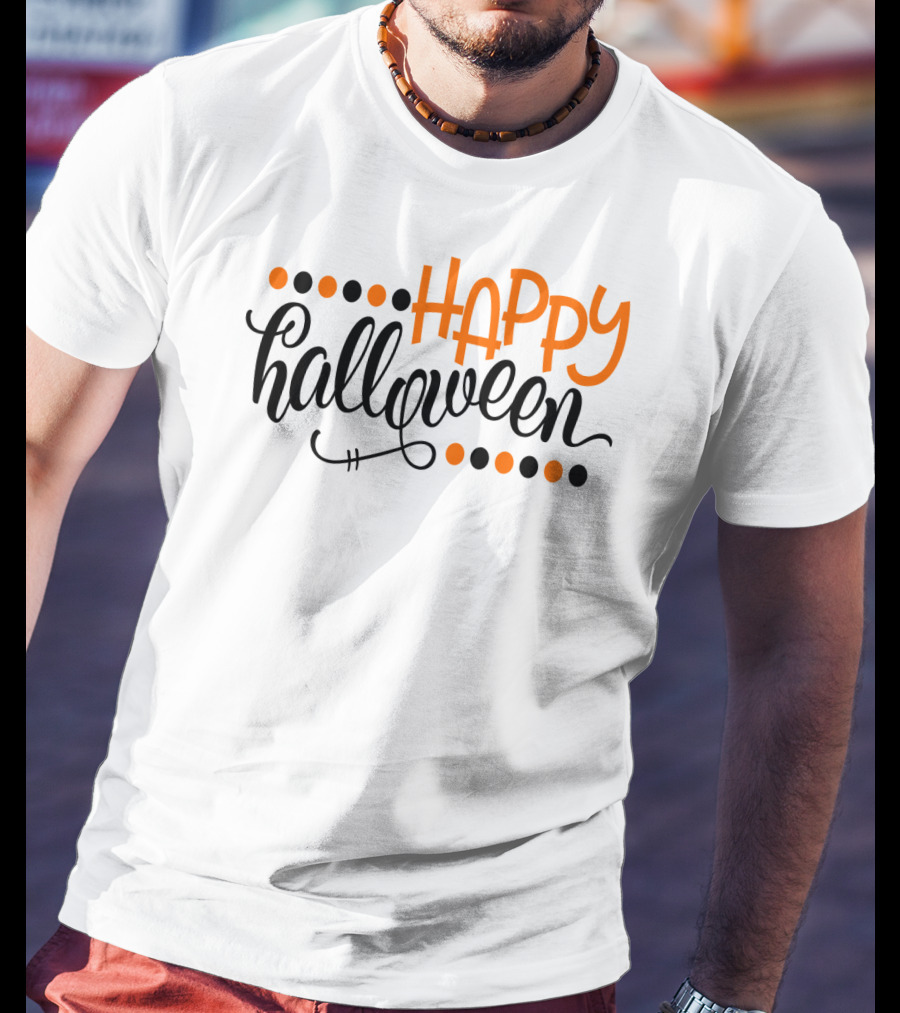 Happy Halloween Script Mom Grandma6 T-Shirt