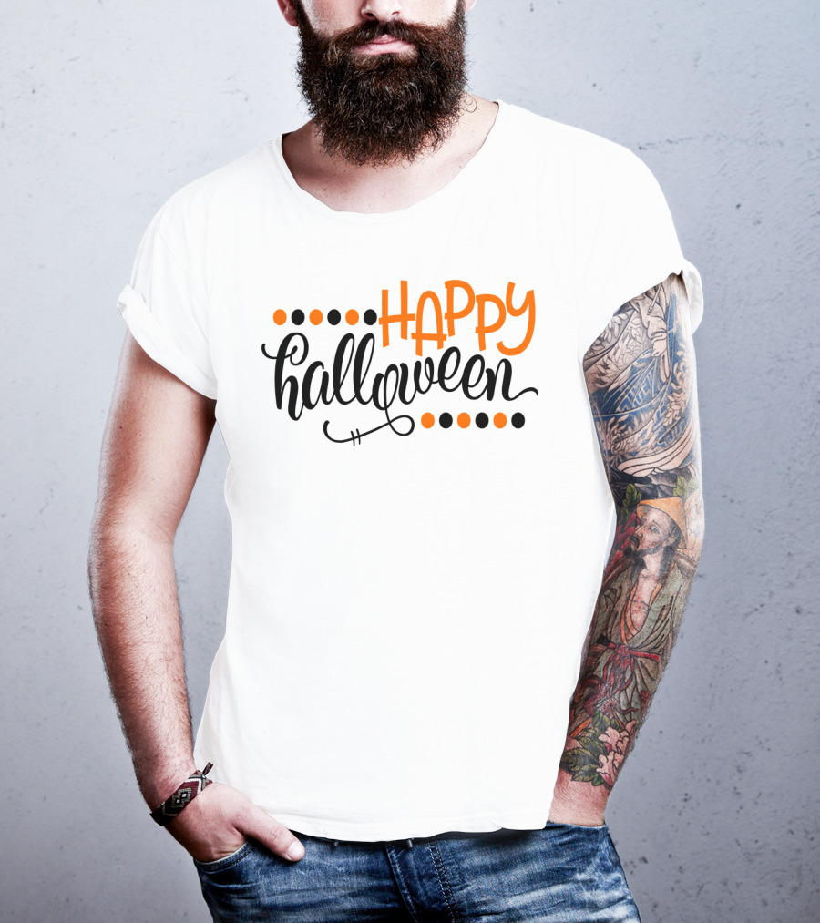 Happy Halloween Script Mom Grandma6 T-Shirt