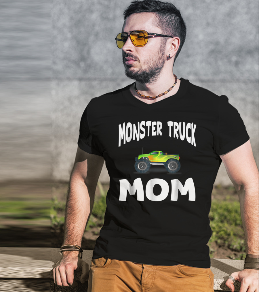Monster Truck Mom Cool Mother T-Shirt