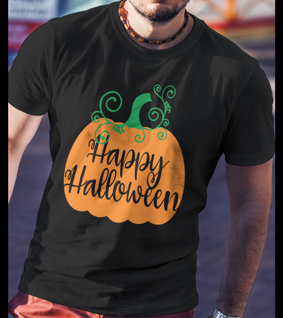 Happy Halloween Pumpkin Teacher Mom4 T-Shirt