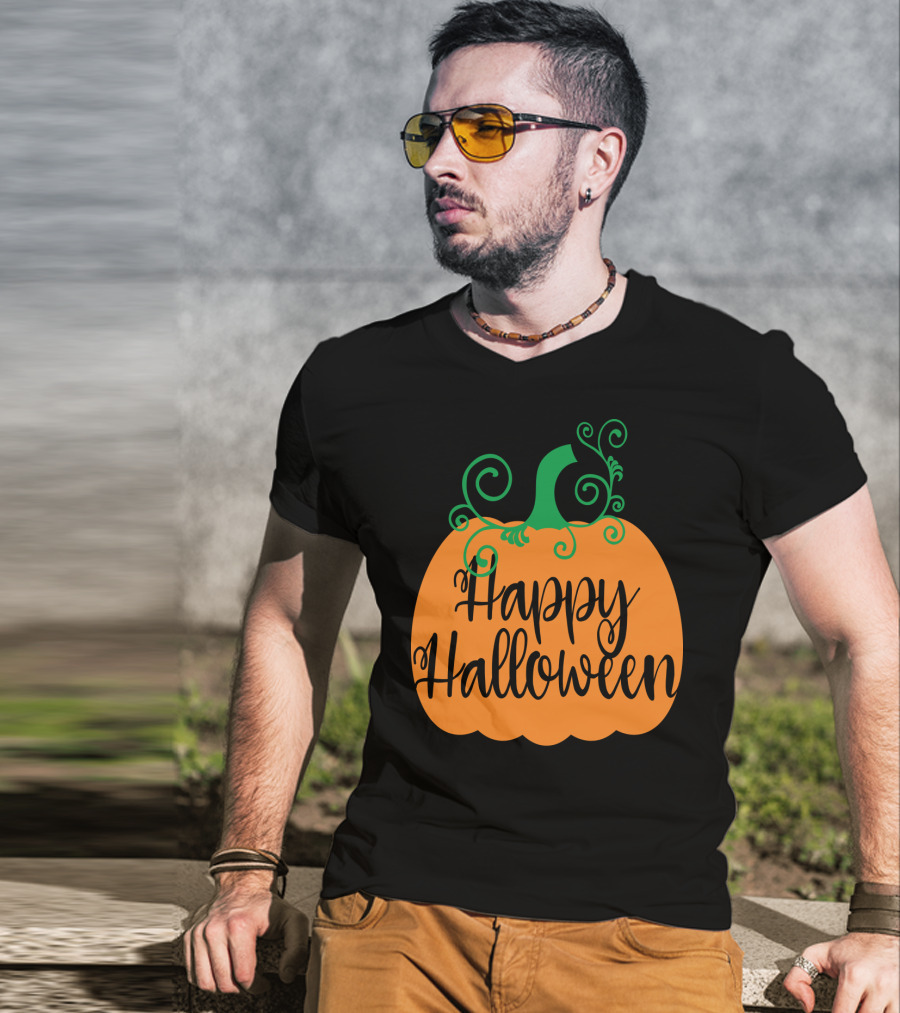 Happy Halloween Pumpkin Teacher Mom4 T-Shirt