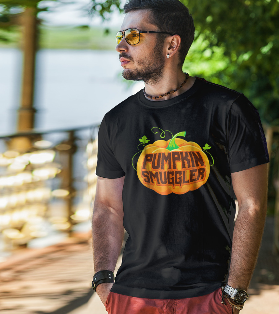 Pumpkin Smuggler Baby Pregnant Mom Pregnancy Mother Mama T-Shirt