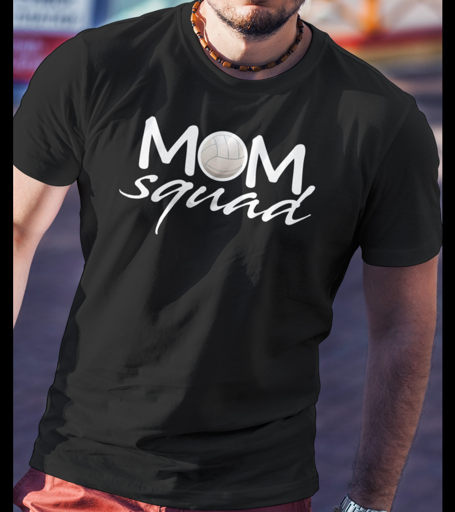 Volleyball Mom Squad For Women Mom Volleyball T-Shirt