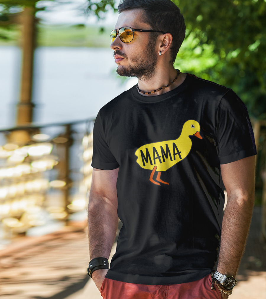 MAMA Best Duck Mama Mom For Ducks Lovers Girls Owners T-Shirt