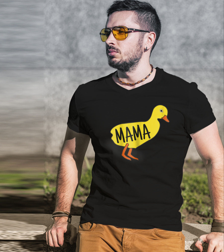 MAMA Best Duck Mama Mom For Ducks Lovers Girls Owners T-Shirt