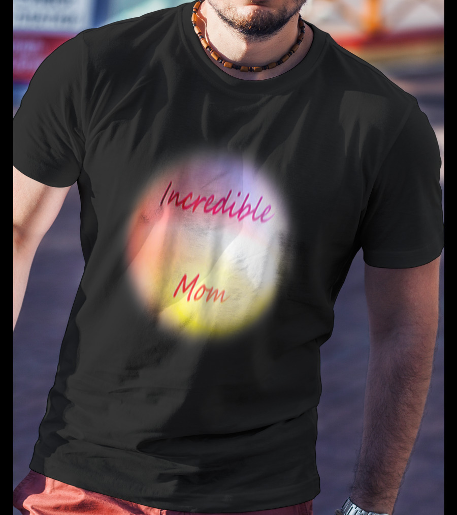 Incredible Mom Multicolored Glow T-Shirt