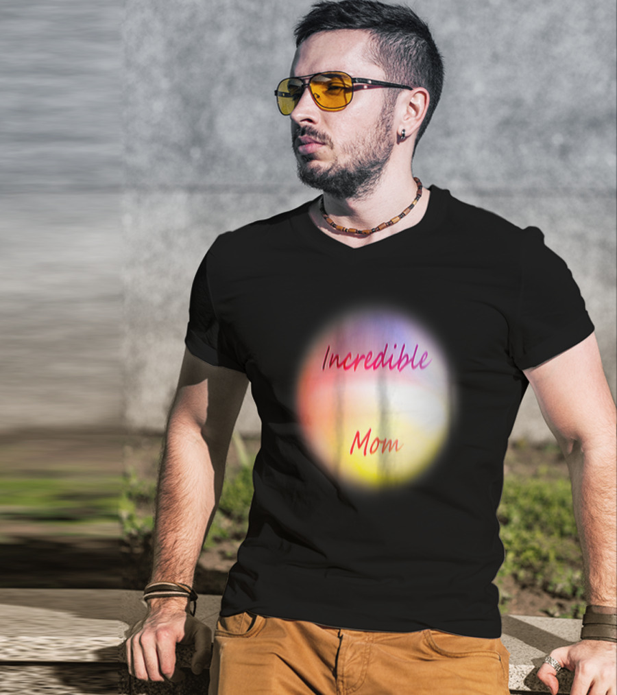 Incredible Mom Multicolored Glow T-Shirt