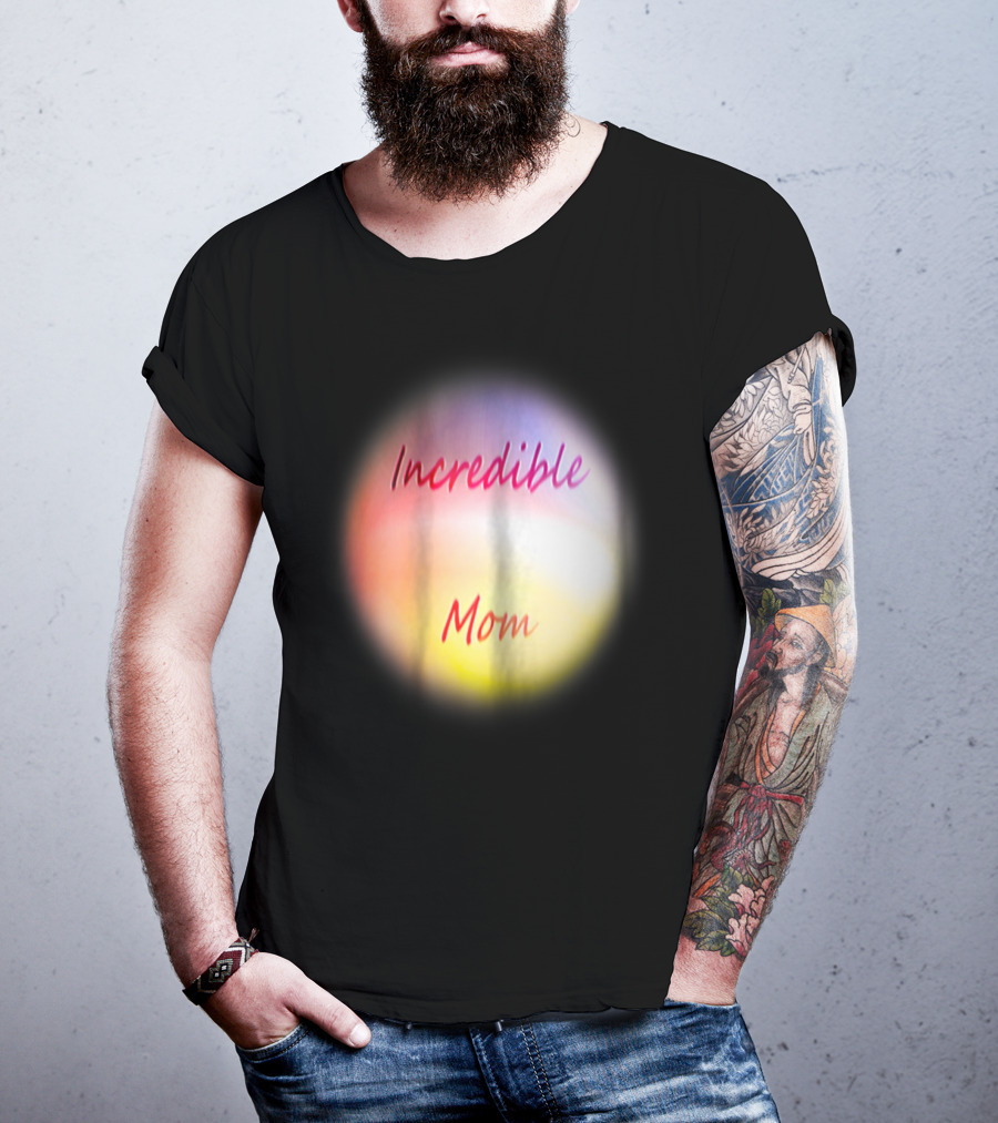 Incredible Mom Multicolored Glow T-Shirt
