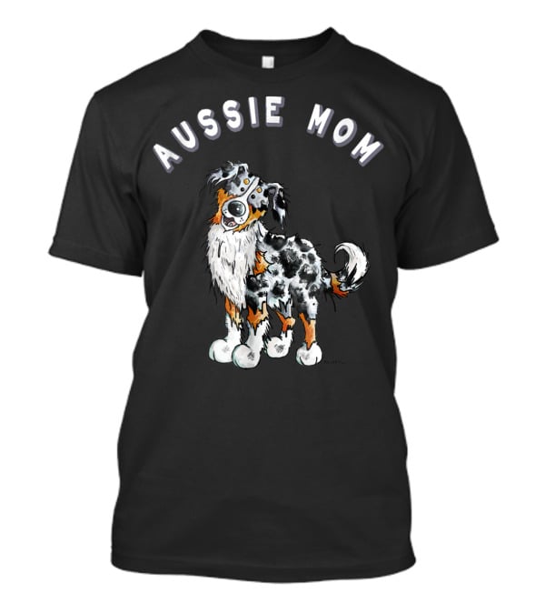Aussie Mom Australian Shepherd T-Shirt